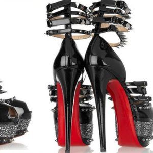 CHRISTIAN LOUBOUTIN Black Isolde 20th Anniversary